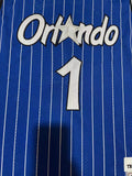 Magic #1 Tracy McGrady Black 75th Anniversary Nike Jersey