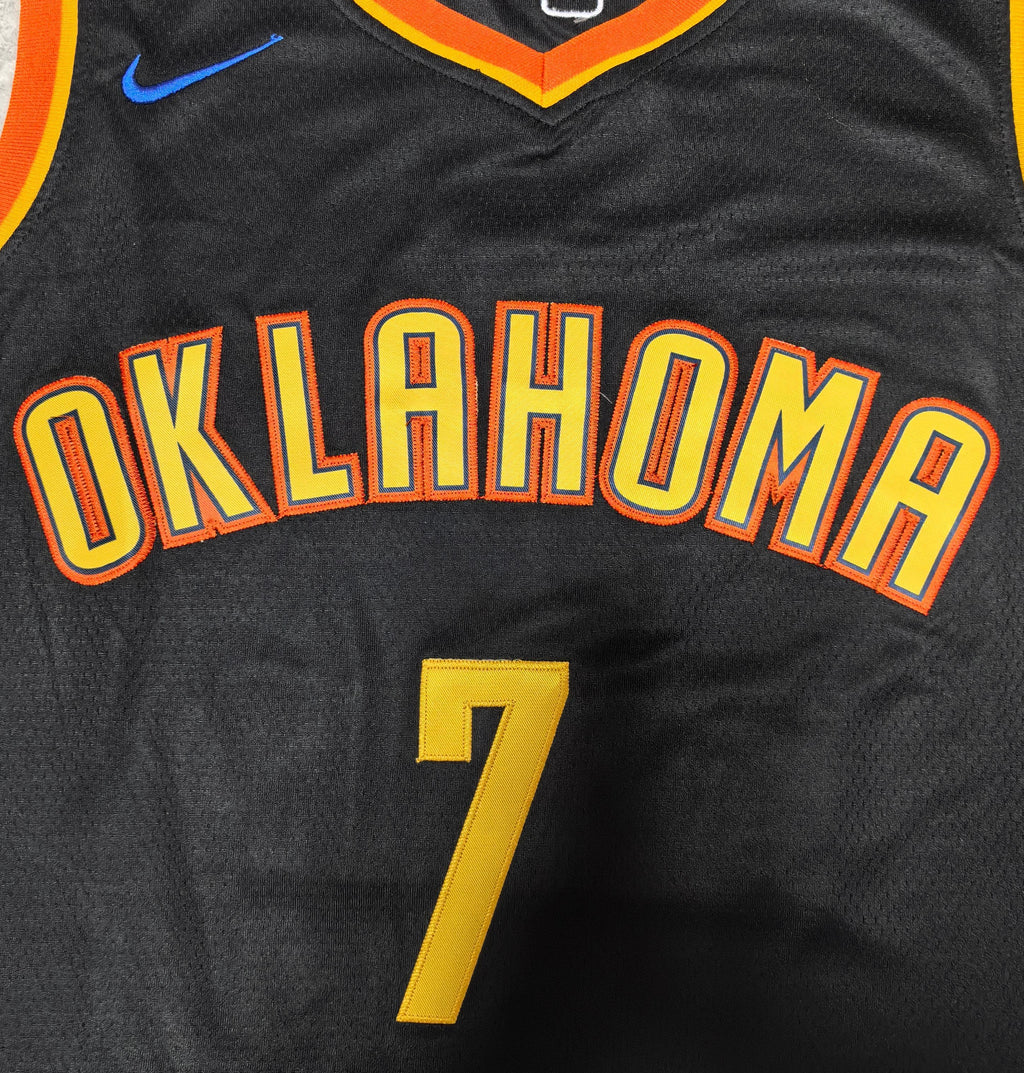 NBA Oklahoma City Thunder #7 Chet Holmgren City Edition Black Jersey