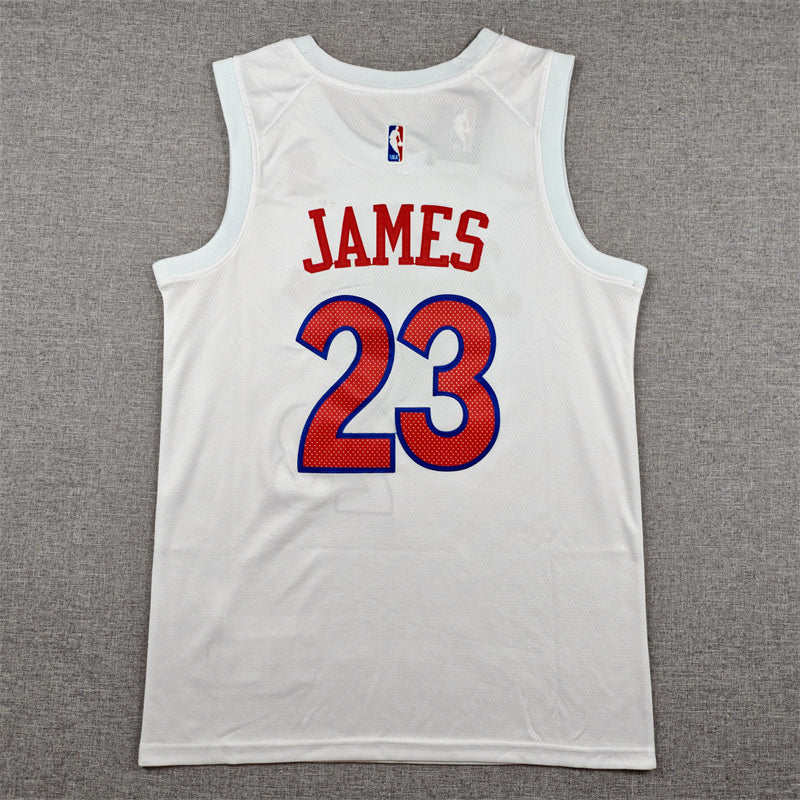 76ers #23 James Harden White 2023 City Edition Jersey — Philly's Beard Has Arrived