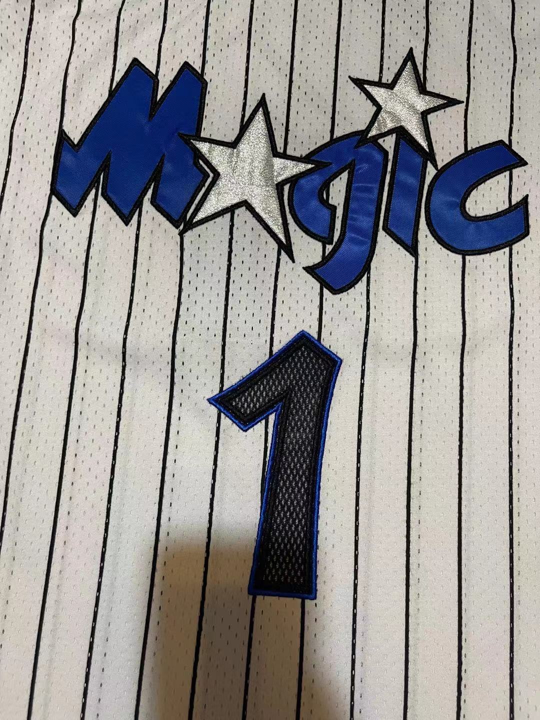 Magic #1 Penny Hardaway 1993-94 White Mitchell & Ness Hardwood Classics Jersey