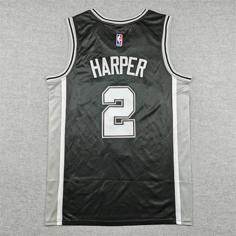 Spurs #2 Statement Edition Black Jersey