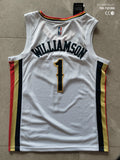 NBA 75th Anniversary New Orleans Pelicans #1 Zion Williamson White Jersey