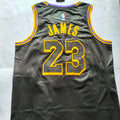 Lakers #23 LeBron James Snake Print City Edition Nike Jersey