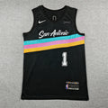 San Antonio Spurs City Edition Black Fan Jersey