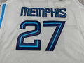 Grizzlies #27 Jaren Jackson Jr. White Statement Jersey — Grit & Grind Edition
