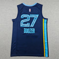 Grizzlies #27 Jaren Jackson Jr. Icon Edition Navy Jersey
