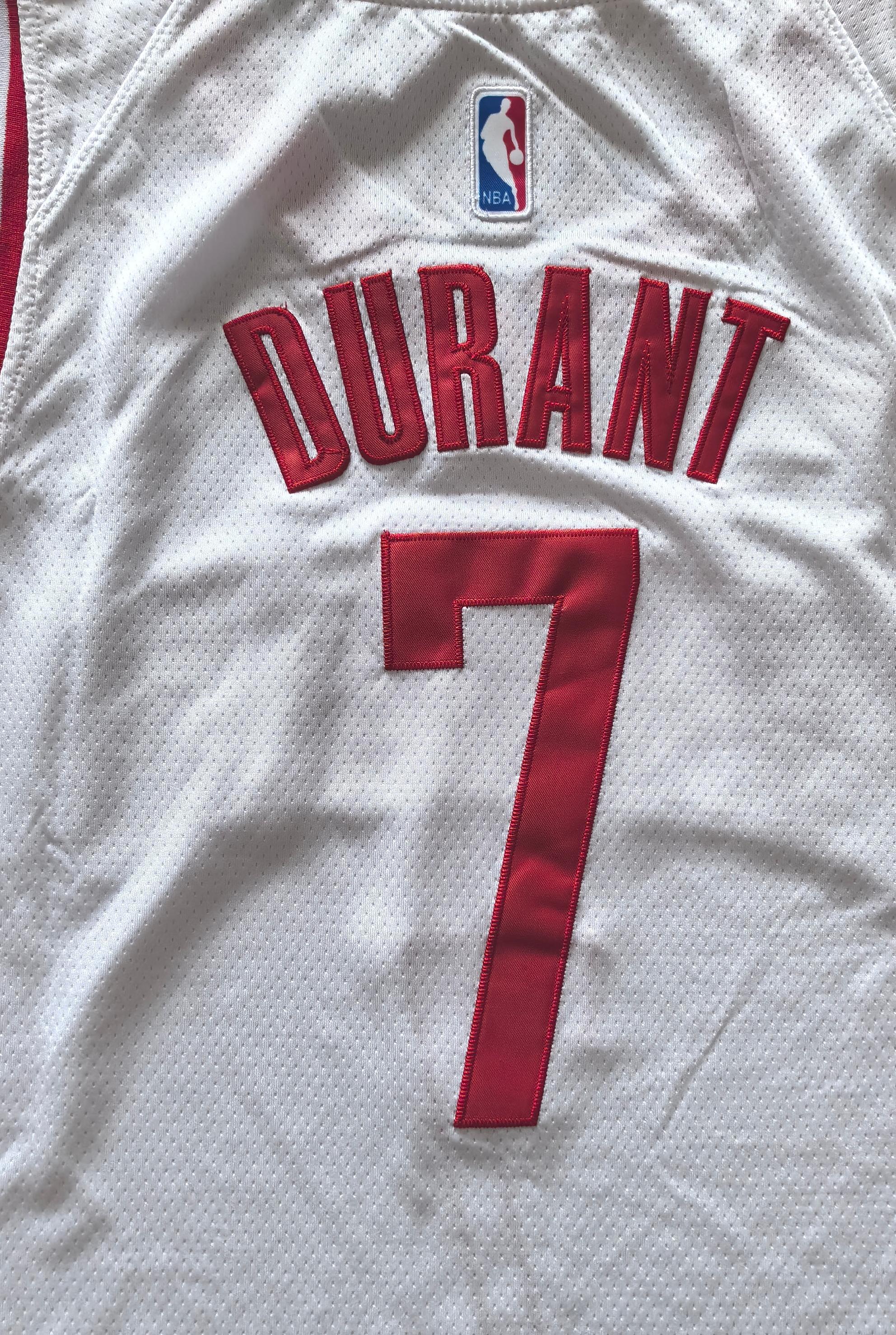 NBA Houston Rockets #7 Kevin Durant White Jersey