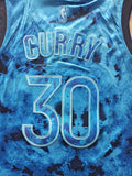 22-23 NBA Golden State Warriors #30 Stephen Curry Statement Edition Blue Jersey