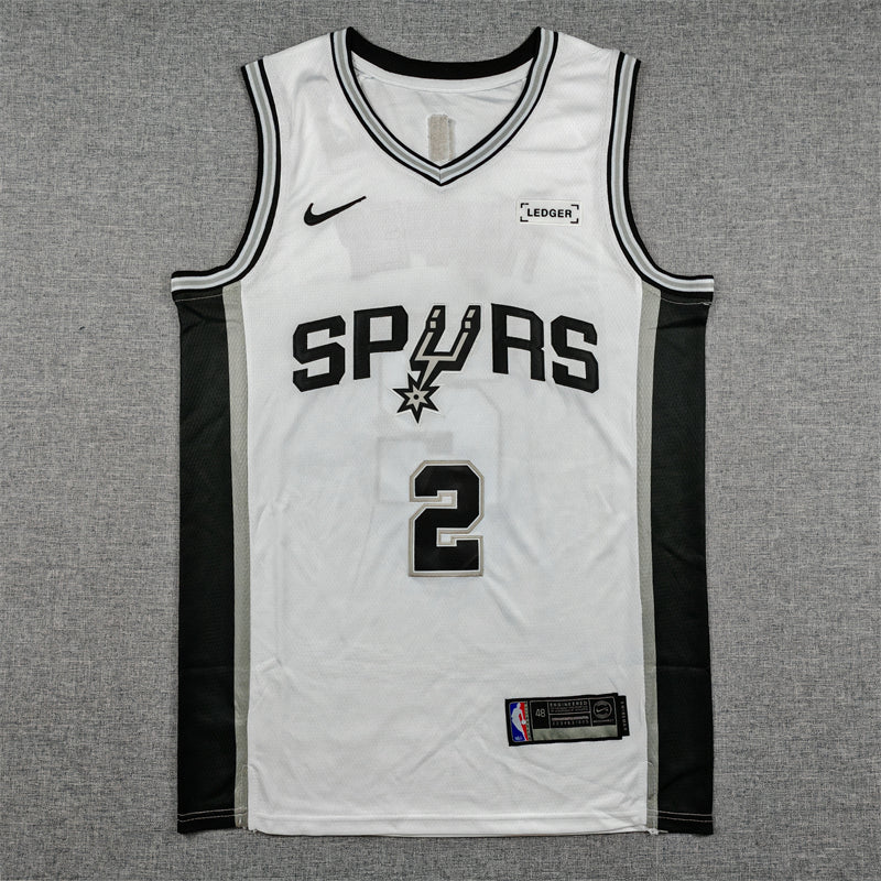 Spurs #2 Association Edition White Jersey