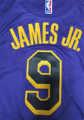 NBA Los Angeles Lakers #9 Bronny James Statement Edition Purple Jersey