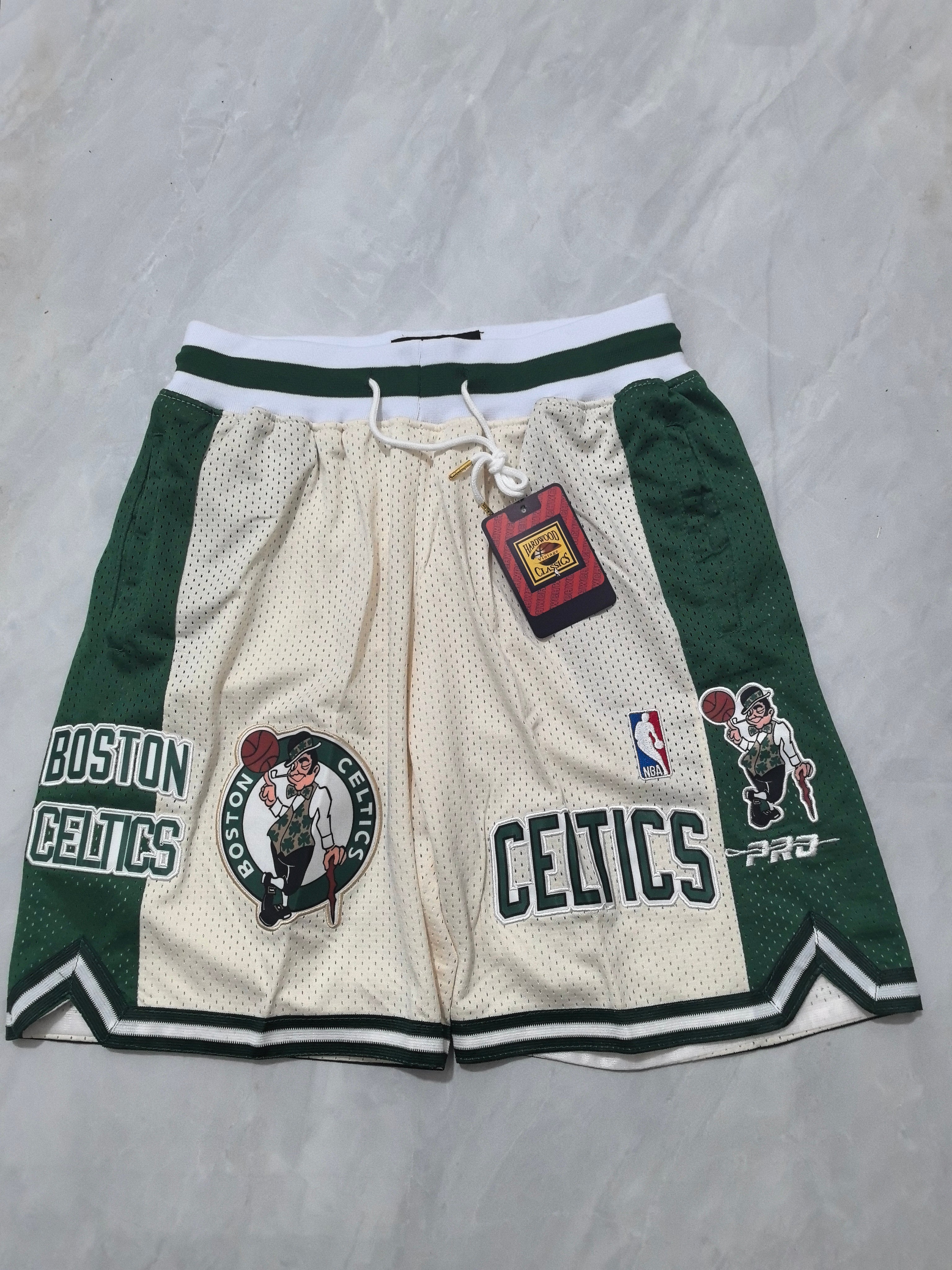 Boston Celtics Retro Pocket Shorts – Championship Legacy Edition