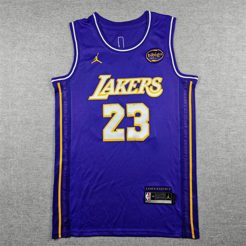 Los Angeles Lakers City Edition Purple Gold Fan Jersey