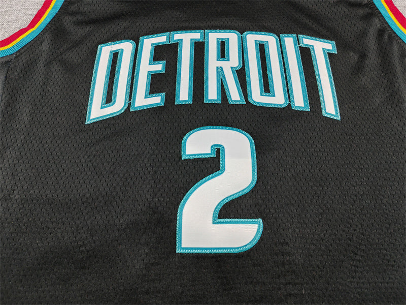 Detroit Pistons City Edition Black Motor City Fan Jersey