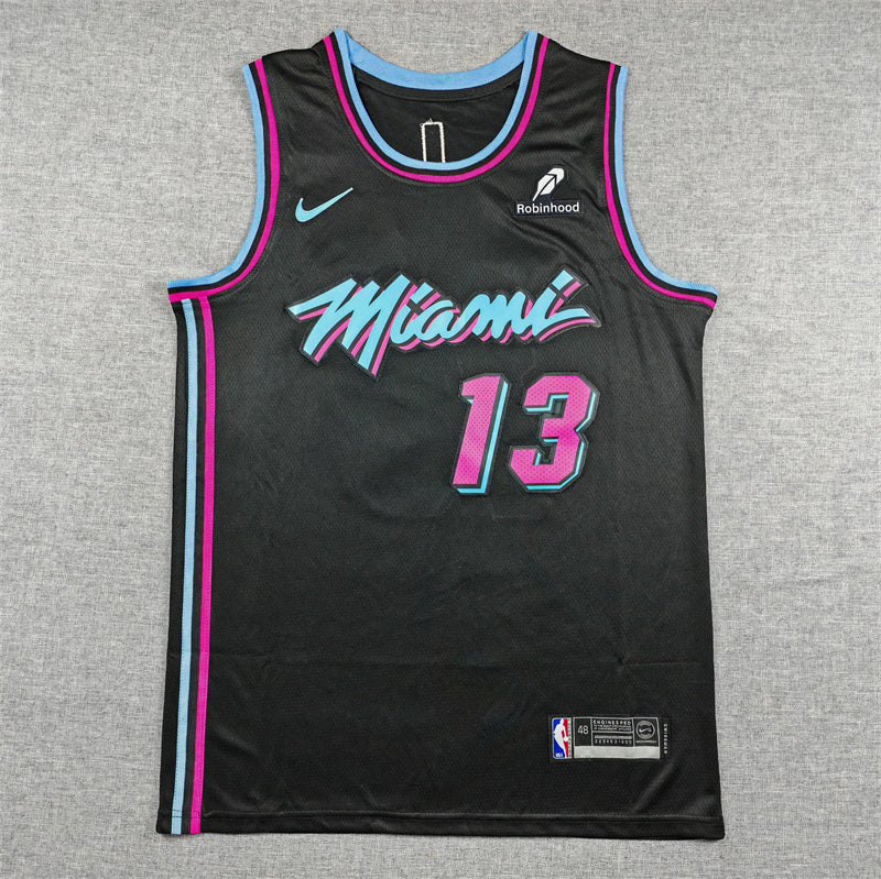 Miami Heat City Edition Black Swingman Jersey