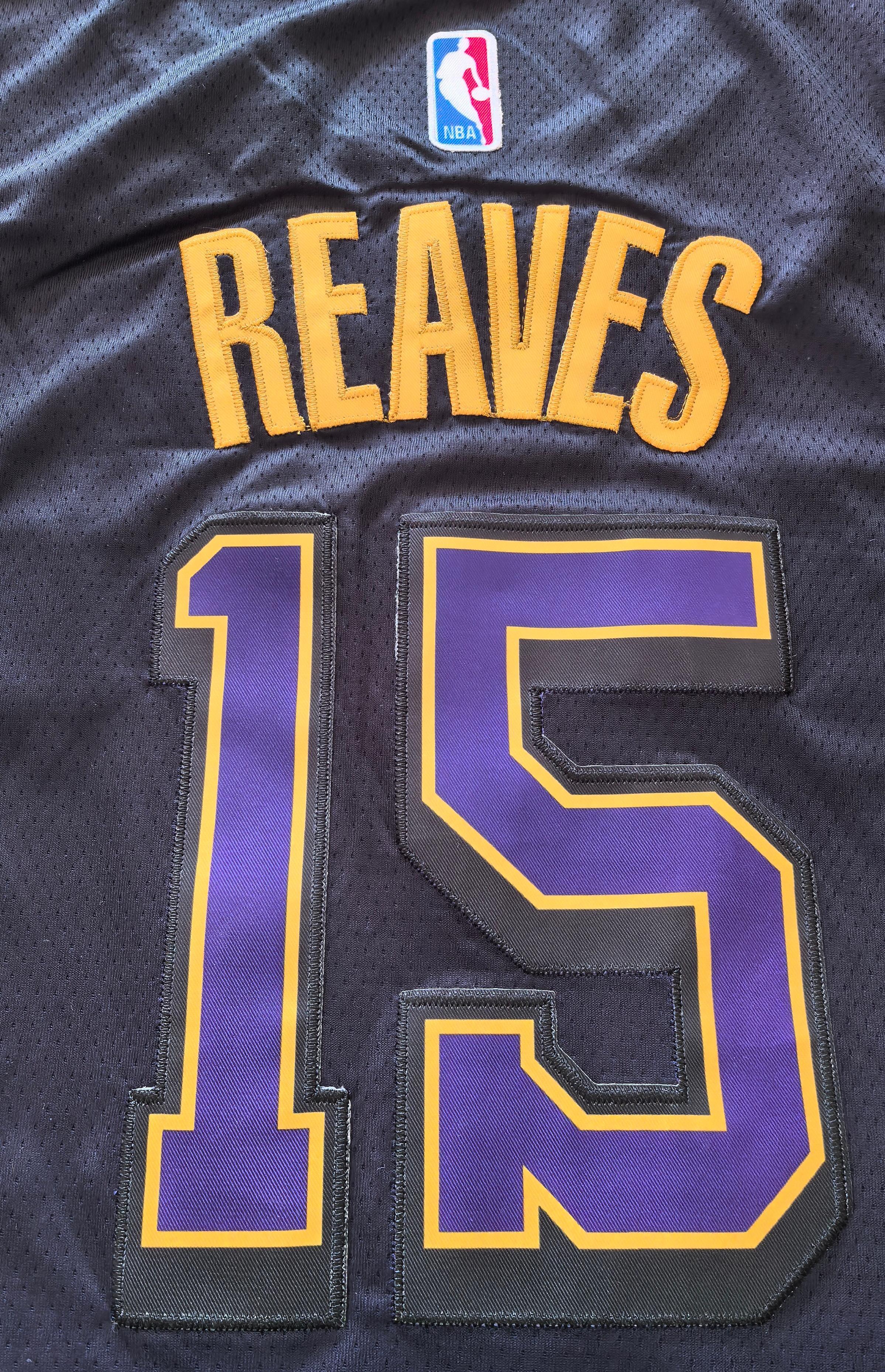 24-25 NBA Los Angeles Lakers #15 Austin Reaves City Edition Gradient Purple Jersey