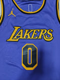 22-23 NBA Los Angeles Lakers #0 Russell Westbrook Purple Jersey