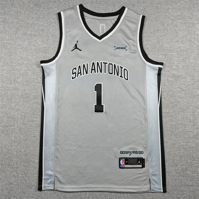 San Antonio Spurs Statement Edition Gray Swingman Jersey