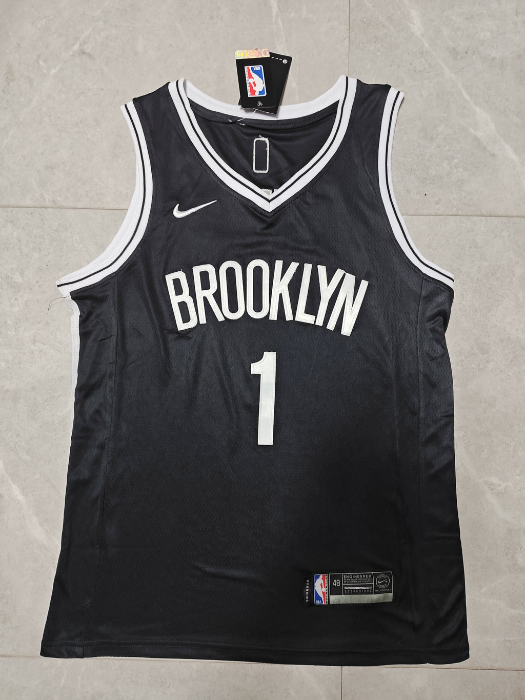 NBA Brooklyn Nets #1 Mikal Bridges Black Jersey