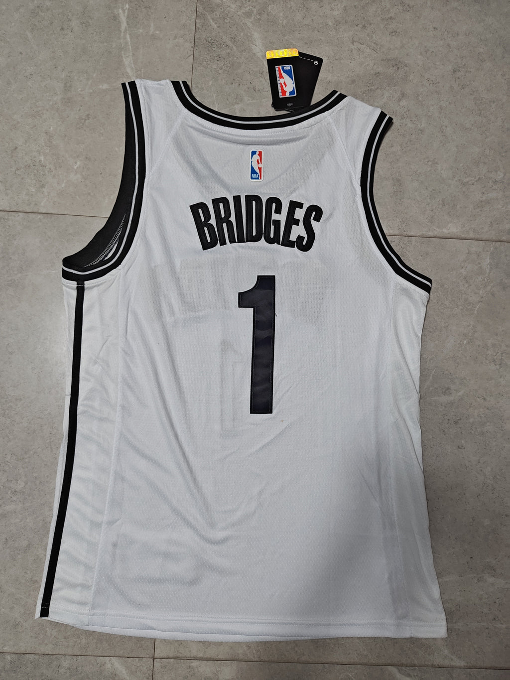 NBA Brooklyn Nets #1 Mikal Bridges White Jersey