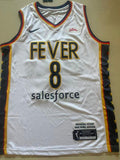 Indiana Fever Association Edition White Fan Jersey
