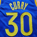 Warriors #30 Stephen Curry Yellow City Edition Nike Connected Jersey