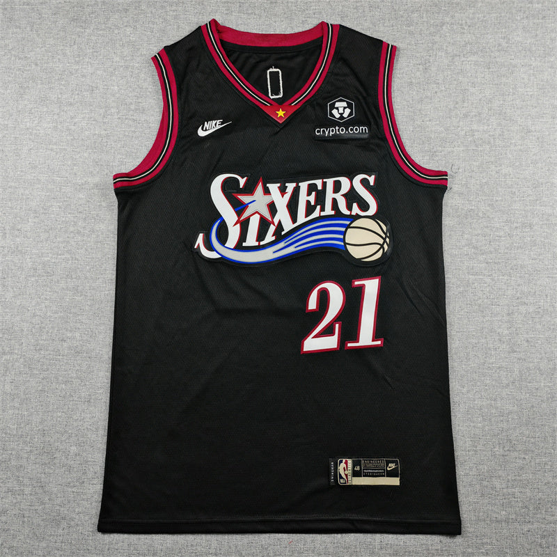 Philadelphia 76ers Classic Edition Black Swingman Jersey