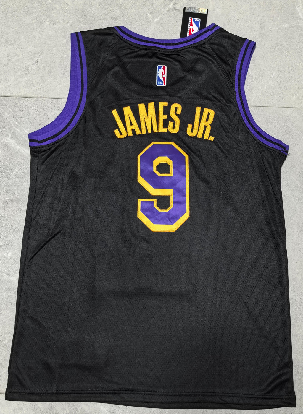 NBA Los Angeles Lakers #9 Bronny James City Edition Black Jersey