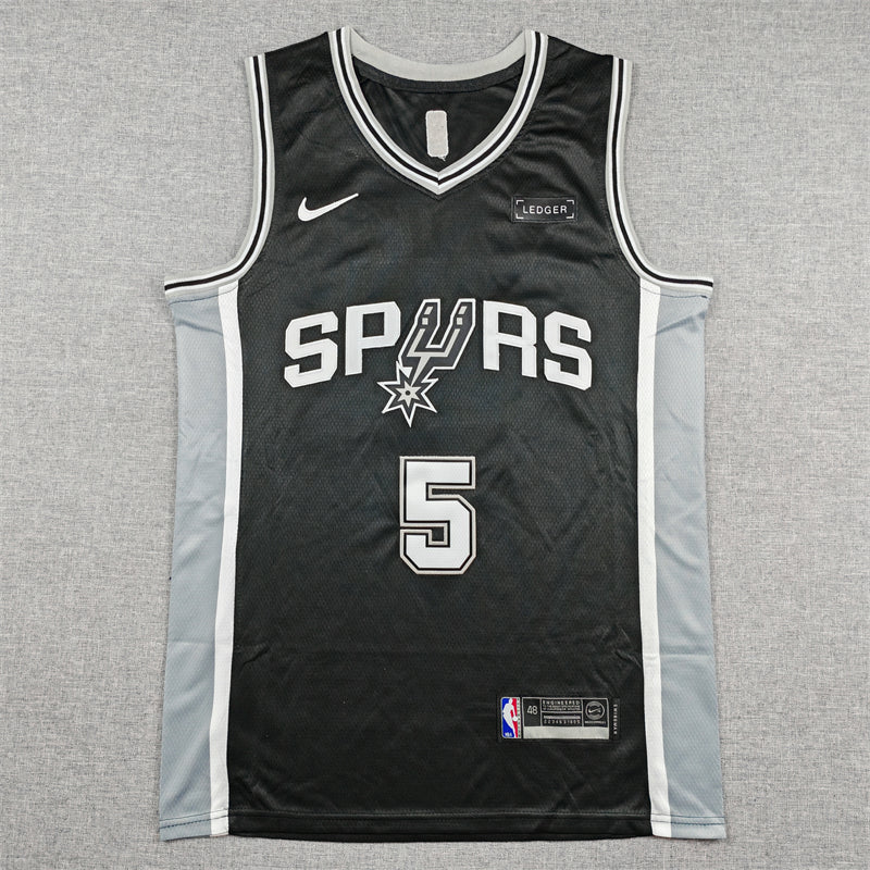 San Antonio Spurs Statement Edition Black Swingman Jersey