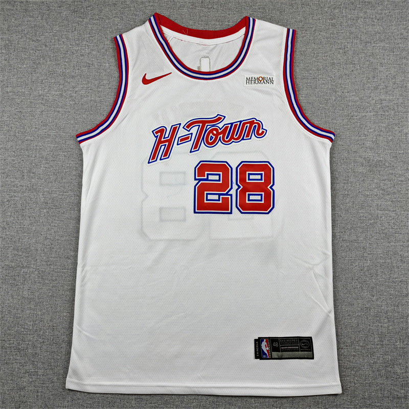 Houston Rockets #28 City Edition White Fan Jersey