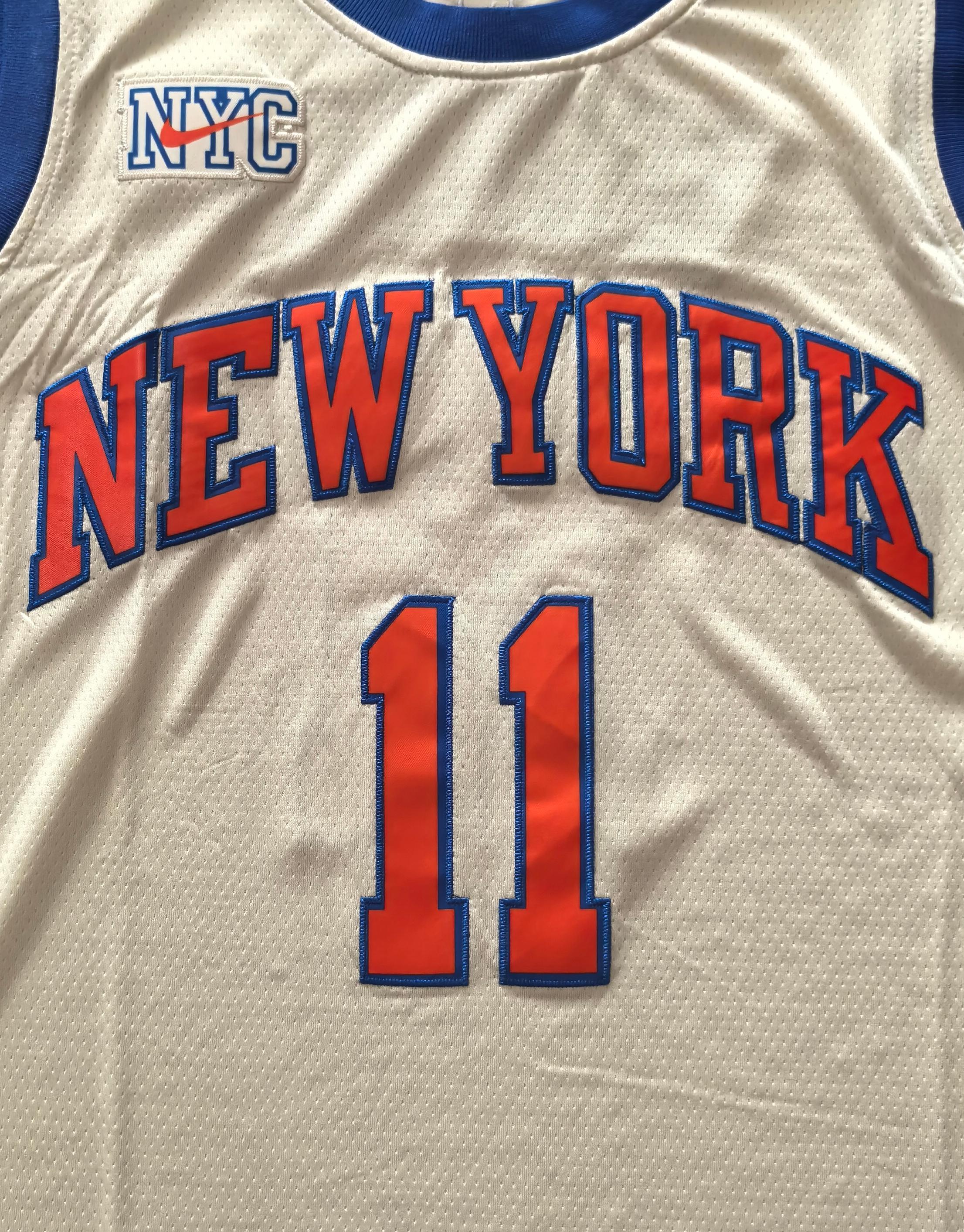 NBA New York Knicks #11 Jalen Brunson City Edition Cream White Jersey