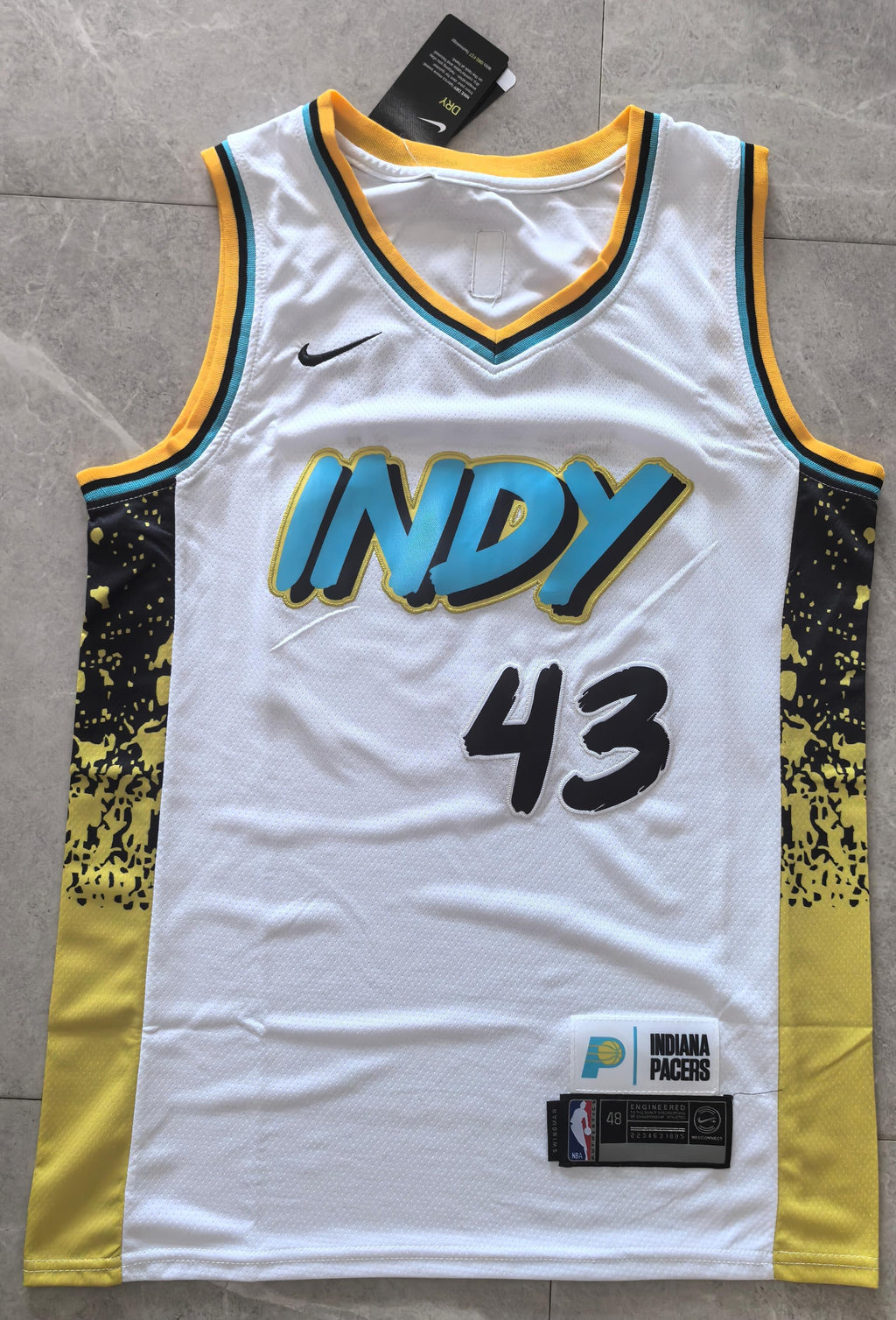 Indiana Pacers Pascal Siakam #43 City Edition Nike Jersey – Indy’s Finest