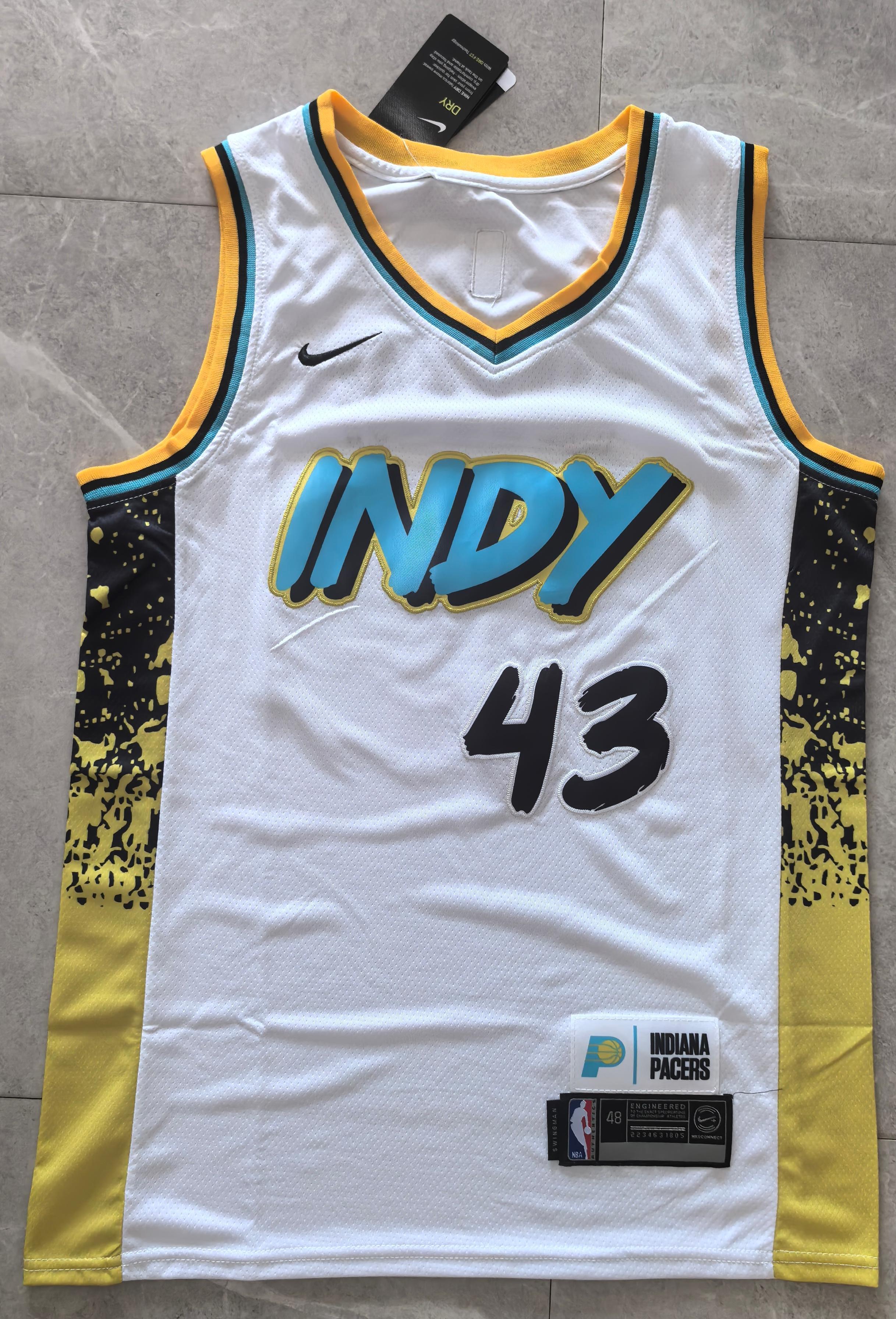 Indiana Pacers Pascal Siakam #43 City Edition Nike Jersey – Indy’s Finest