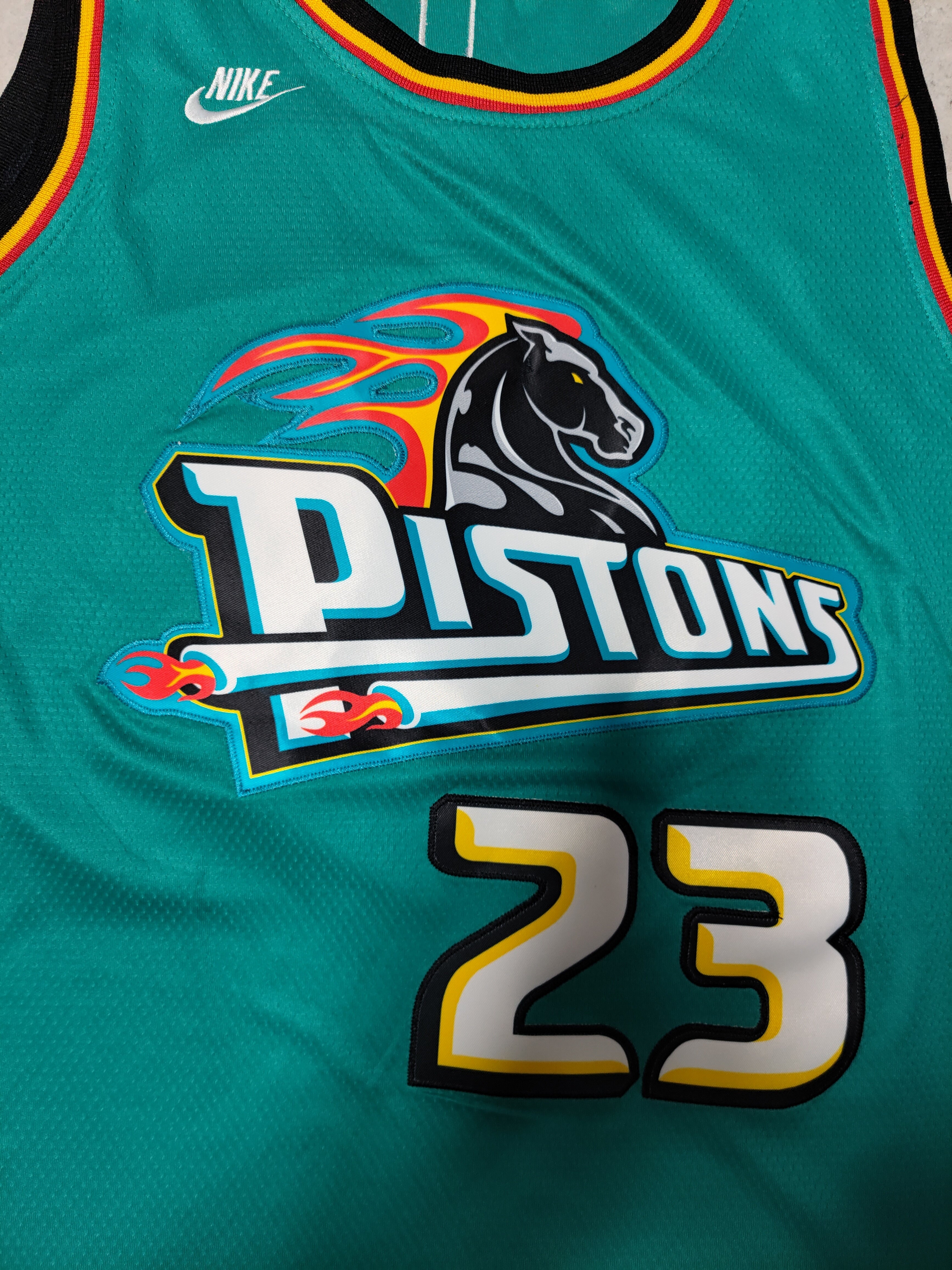 22-23 NBA Detroit Pistons #23 Jaden Ivey Green Jersey