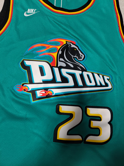22-23 NBA Detroit Pistons #23 Jaden Ivey Green Jersey