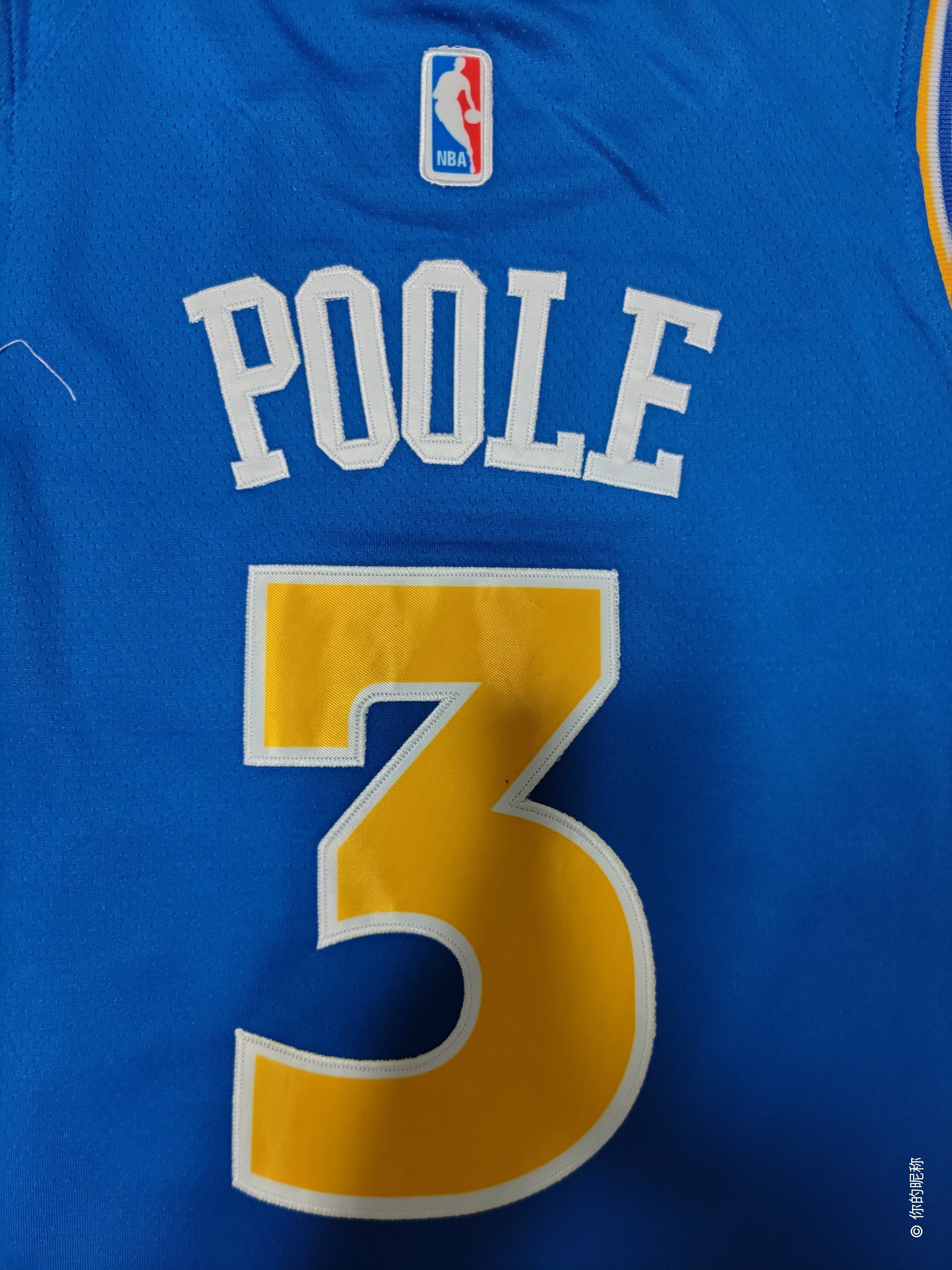 22-23 NBA Golden State Warriors #3 Jordan Poole Classic Blue Jersey