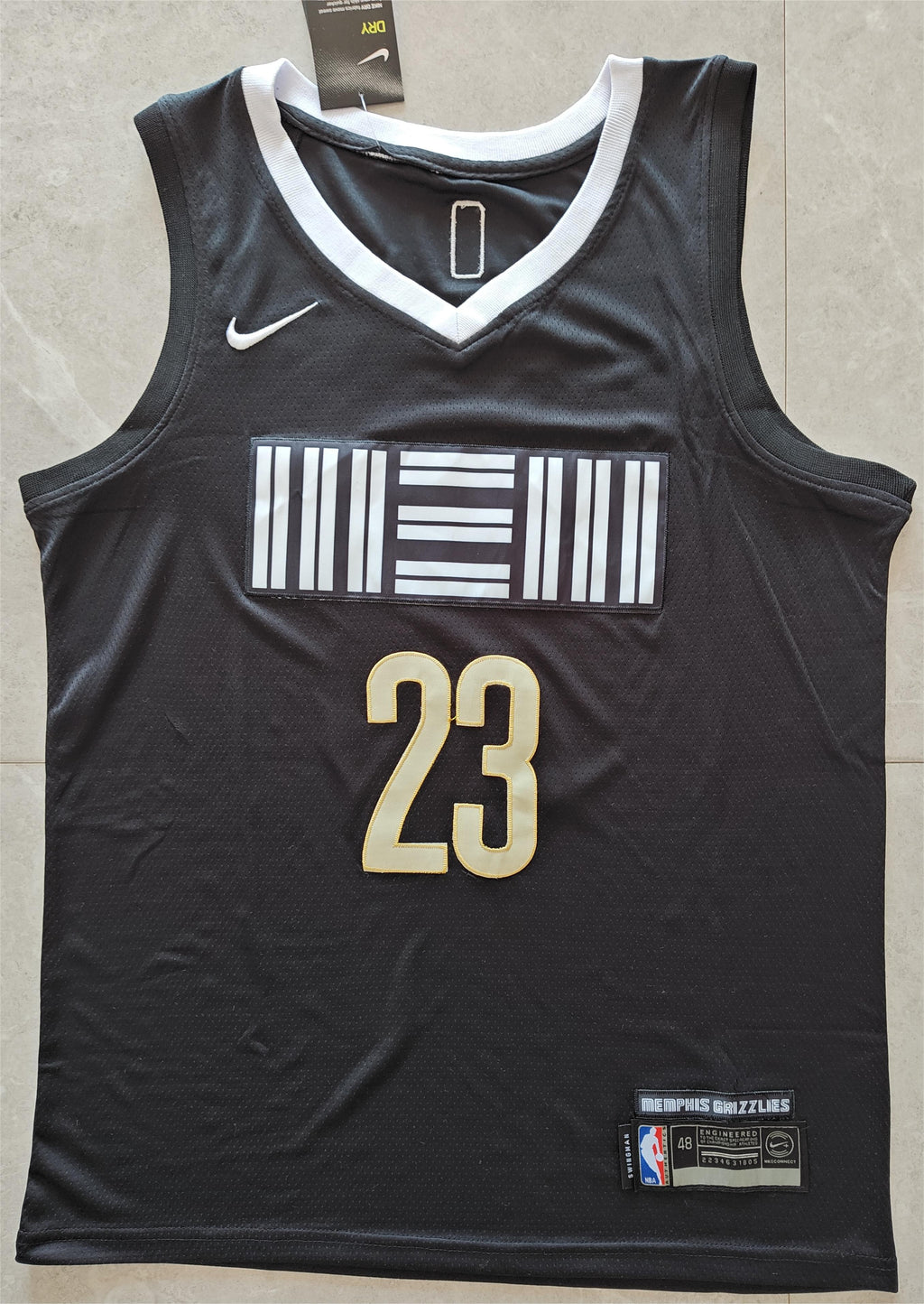 24-25 NBA Memphis Grizzlies #23 Scotty Pippen Jr. City Edition Black Jersey