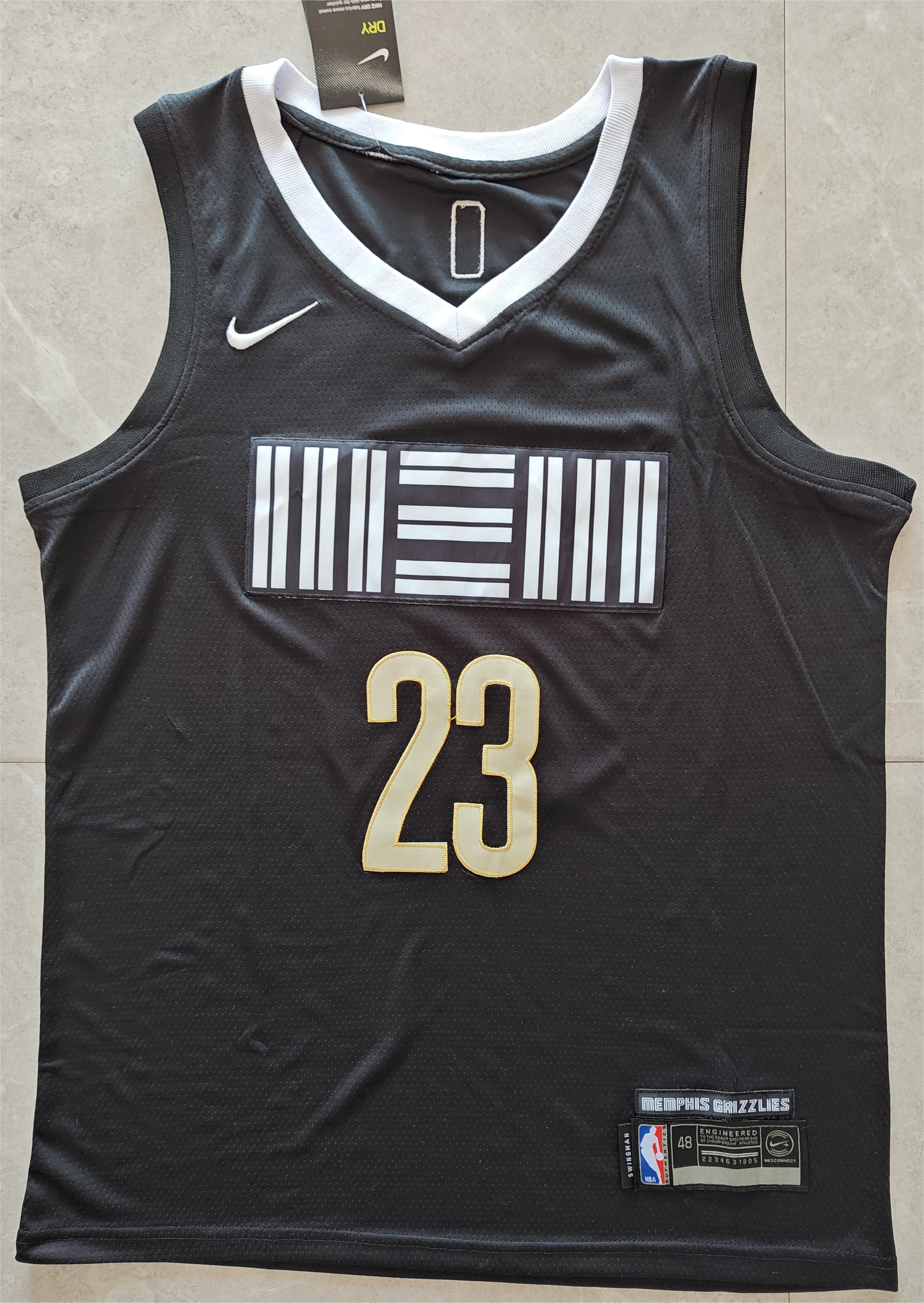 24-25 NBA Memphis Grizzlies #23 Scotty Pippen Jr. City Edition Black Jersey