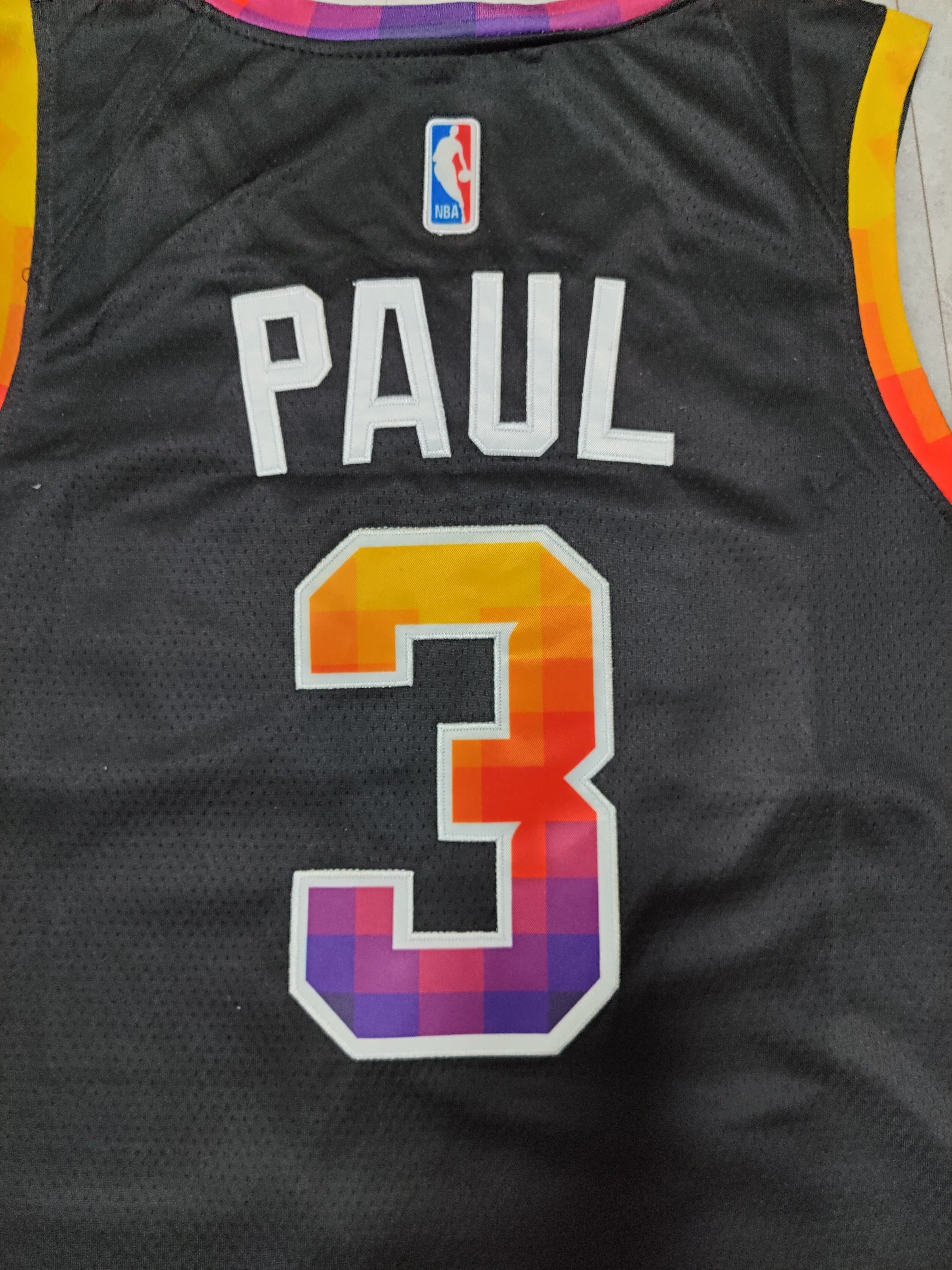 22-23 NBA Phoenix Suns #3 Chris Paul Statement Edition Black Jersey