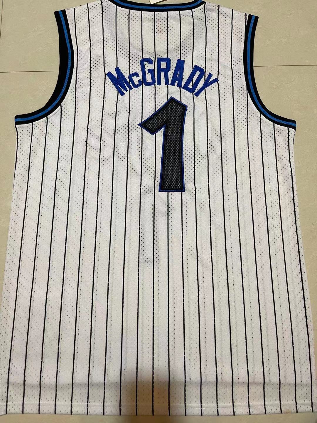 Magic #1 Penny Hardaway 1993-94 White Mitchell & Ness Hardwood Classics Jersey
