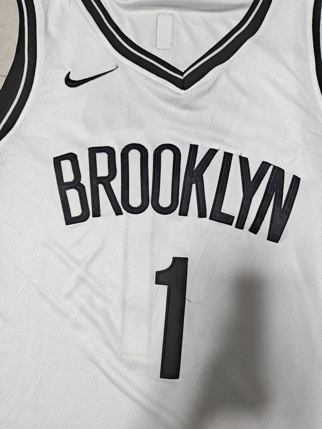 NBA Brooklyn Nets #1 Mikal Bridges White Jersey