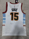 22-23 NBA Denver Nuggets #15 Nikola Jokic White City Edition Jersey