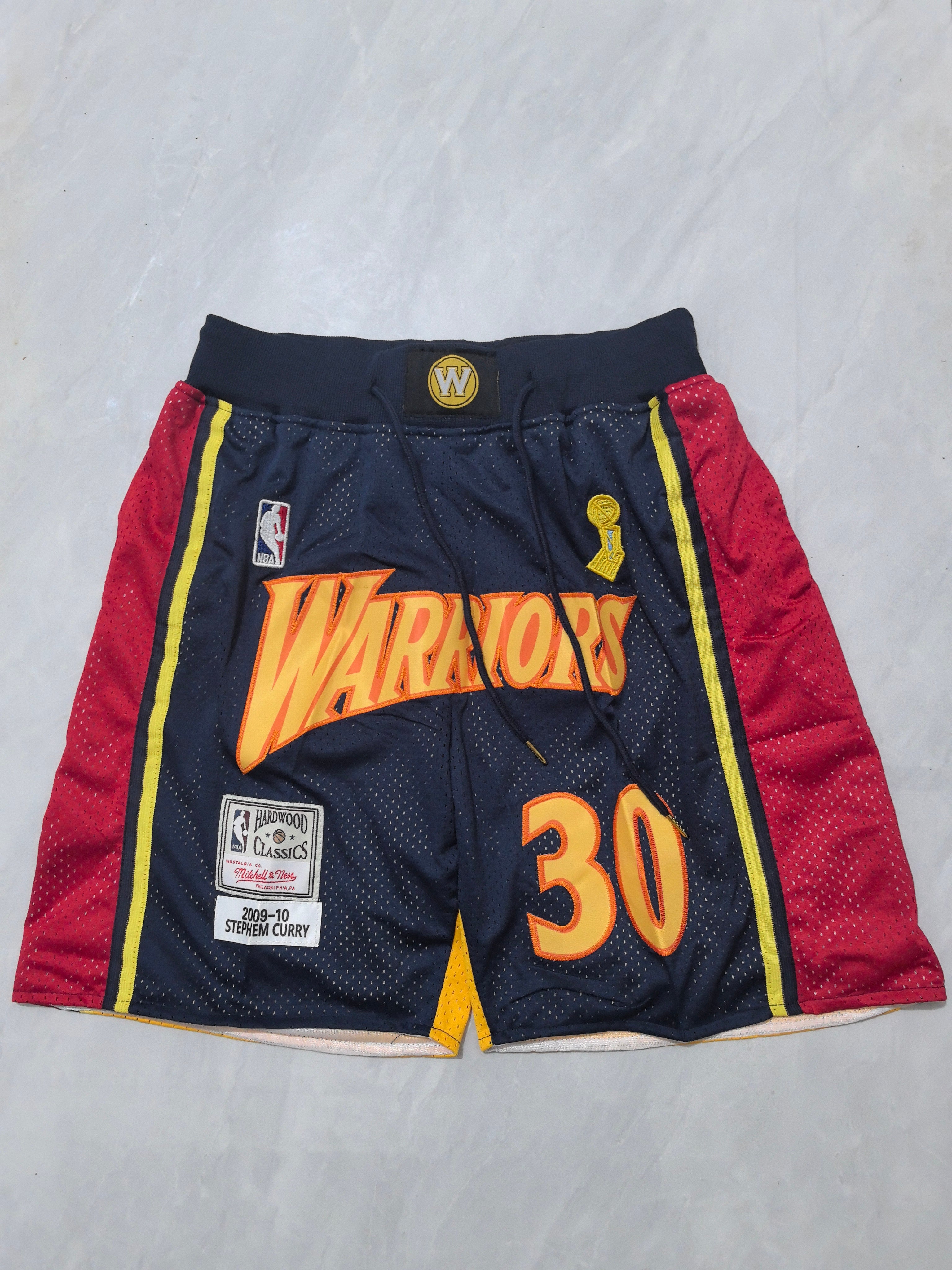 Golden State Warriors Retro Pocket Shorts – Dynasty Edition