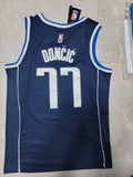 22-23 NBA Dallas Mavericks #77 Luka Doncic Navy Blue Jersey