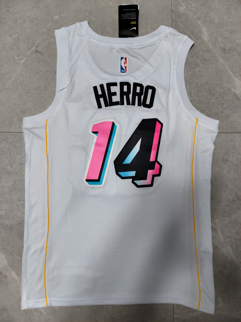 22-23 NBA Miami Heat #14 Tyler Herro Vice City Edition White Jersey