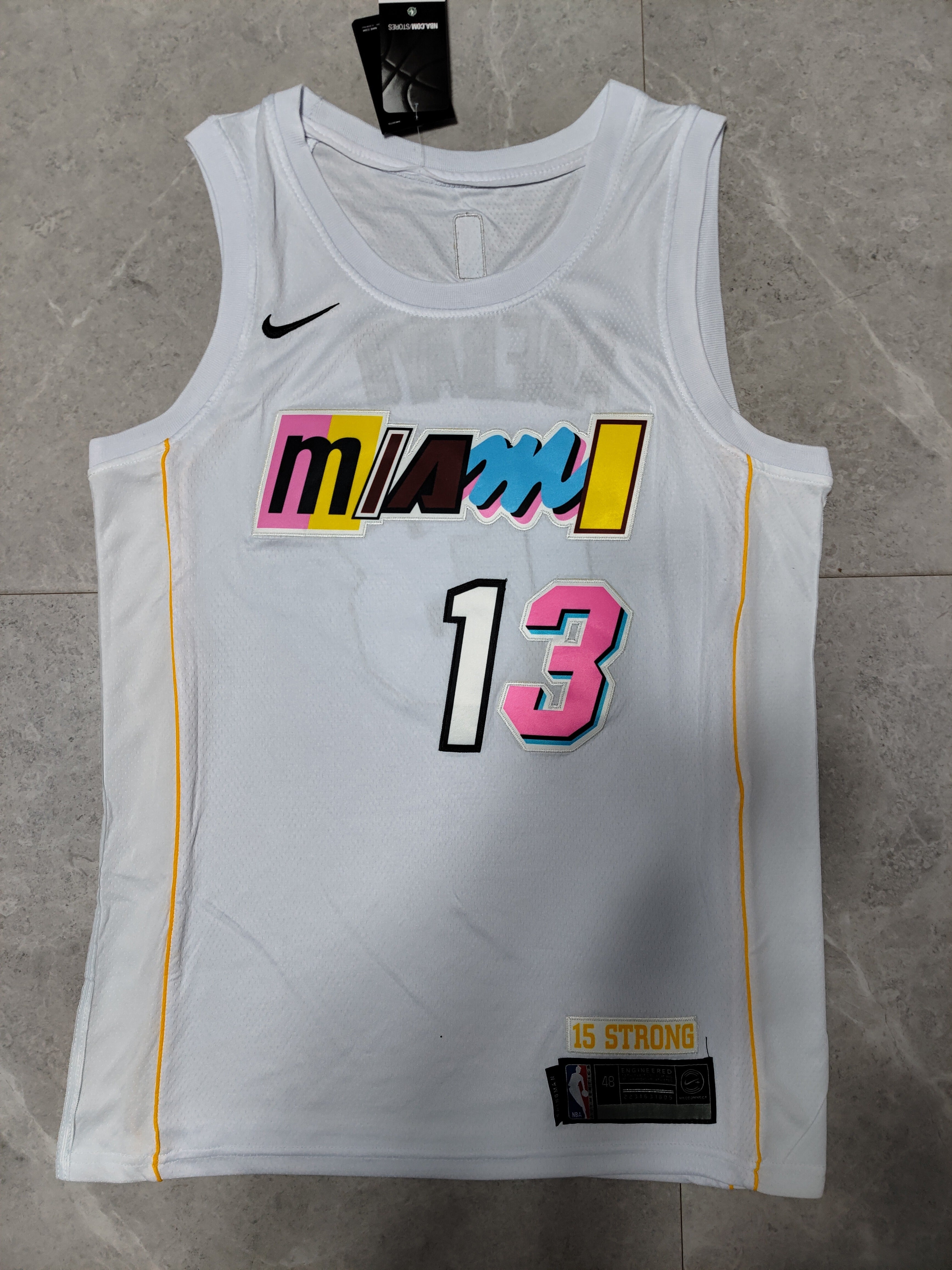 22-23 NBA Miami Heat #13 Bam Adebayo City Edition White Jersey