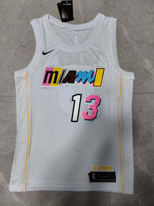 22-23 NBA Miami Heat #13 Bam Adebayo City Edition White Jersey