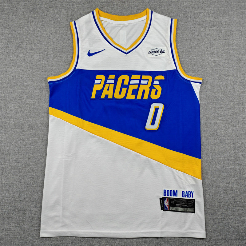 Indiana Pacers City Edition White Swingman Jersey