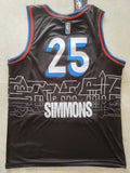 2020-21 NBA Philadelphia 76ers #25 Ben Simmons City Edition Black Jersey