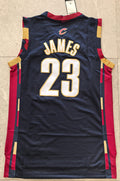NBA Cleveland Cavaliers #23 Darius Garland Navy Blue Jersey