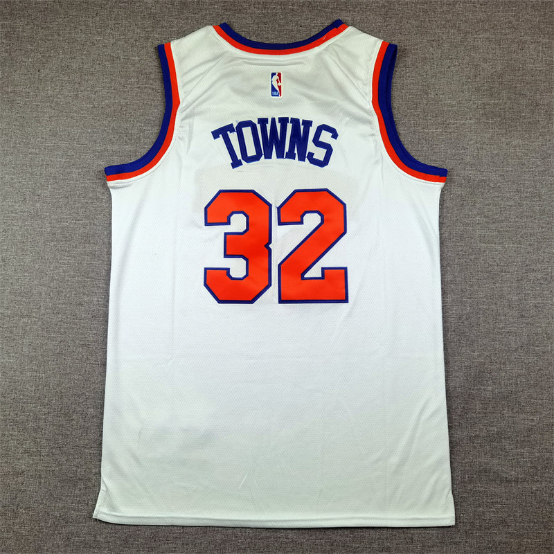 Knicks #32 Association Edition White Jersey
